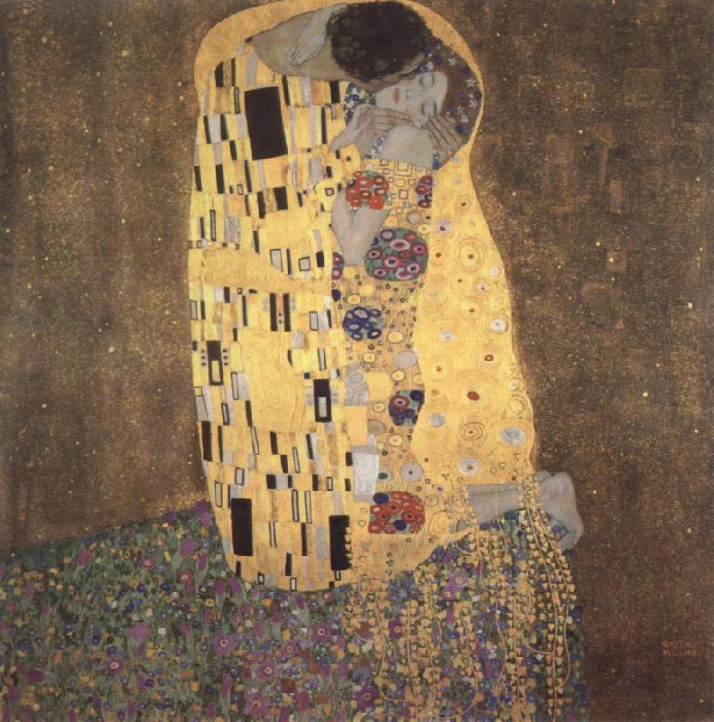 Gustav Klimt the kiss